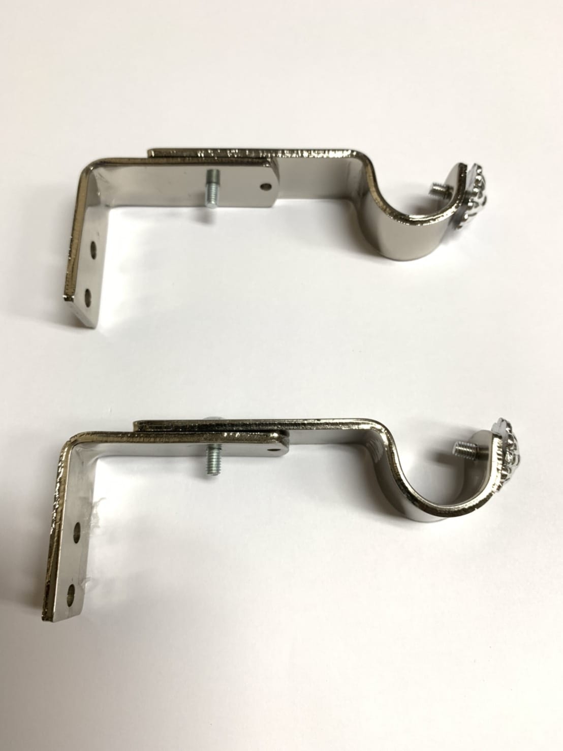 DOUBLE LAYER BRACKET HOME LIVING STYLE WD 19MM SILVER