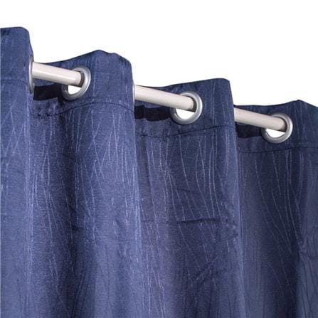 HLS LIANA UV EYELET CURTAIN130x250 NAVY