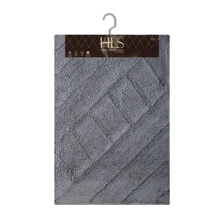 RUG HOME LIVING STYLE SI6690 40X60CM GRAY
