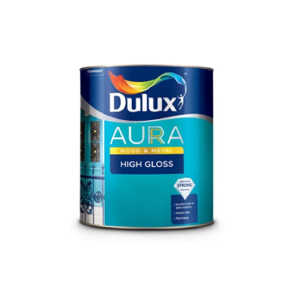 DULUX AURA HIGH GLOSS 5L BASE A ENAMEL PAINT