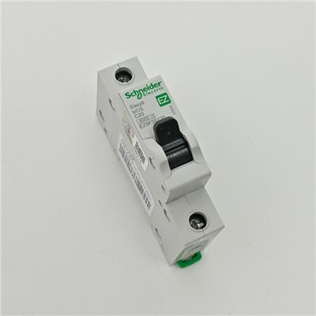 SCHNEIDER MCB 1POLE 6KA C CURVE 20A EZ9F56120