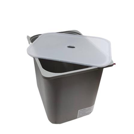 STORAGE BOX WITH LID STACKO 2011C 43X33X34CM GRAY