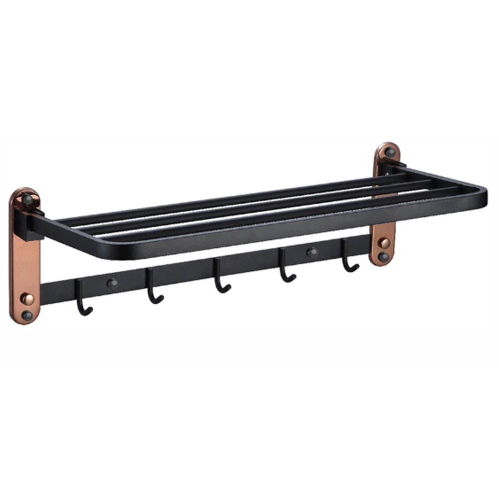 SORENTO FOLDABLE TOWEL RACK 60CM SRT446-ROSE GOLD (E)