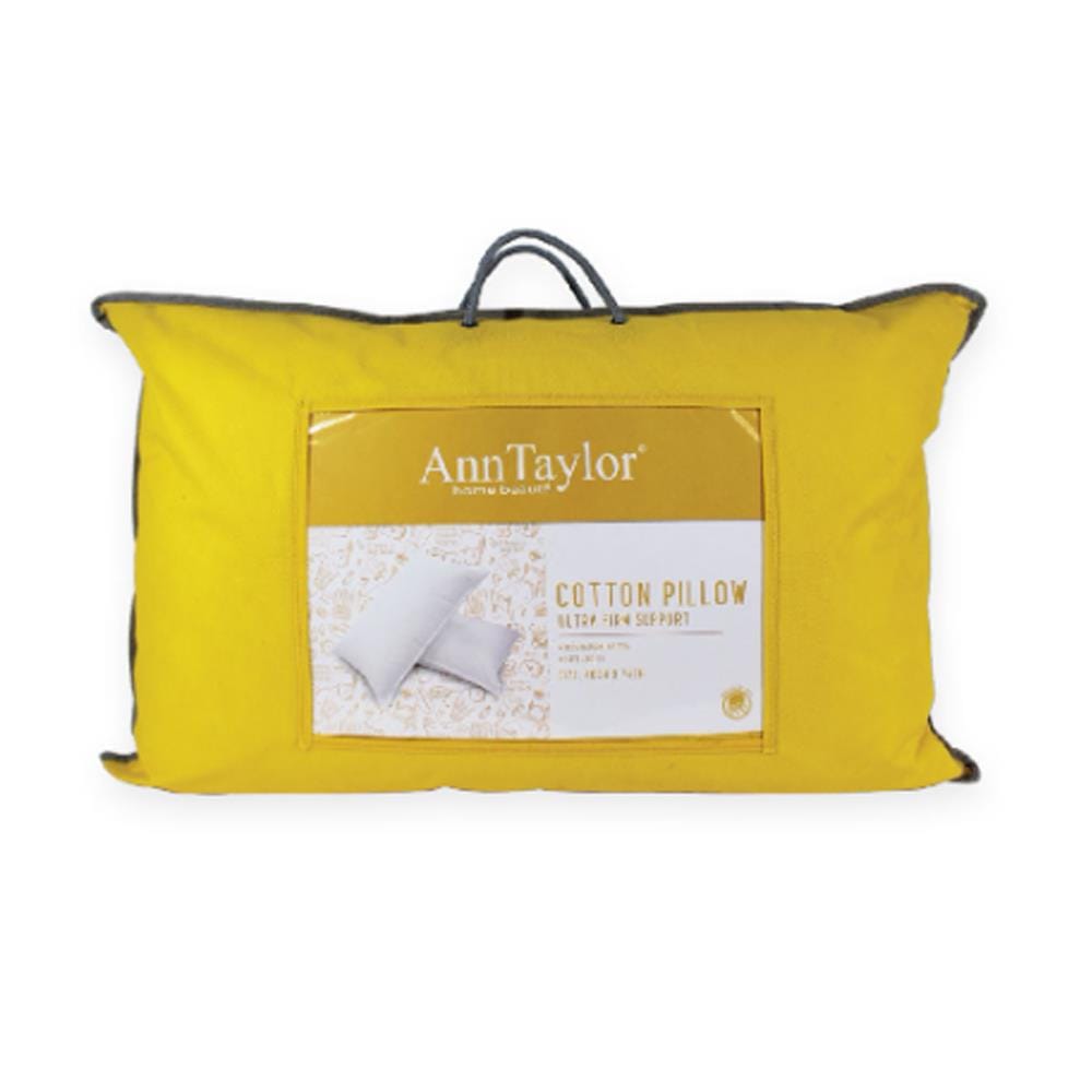 PILLOW  ANN TAYLOR  40X60X13CM AT COTTON PILLOW WHITE