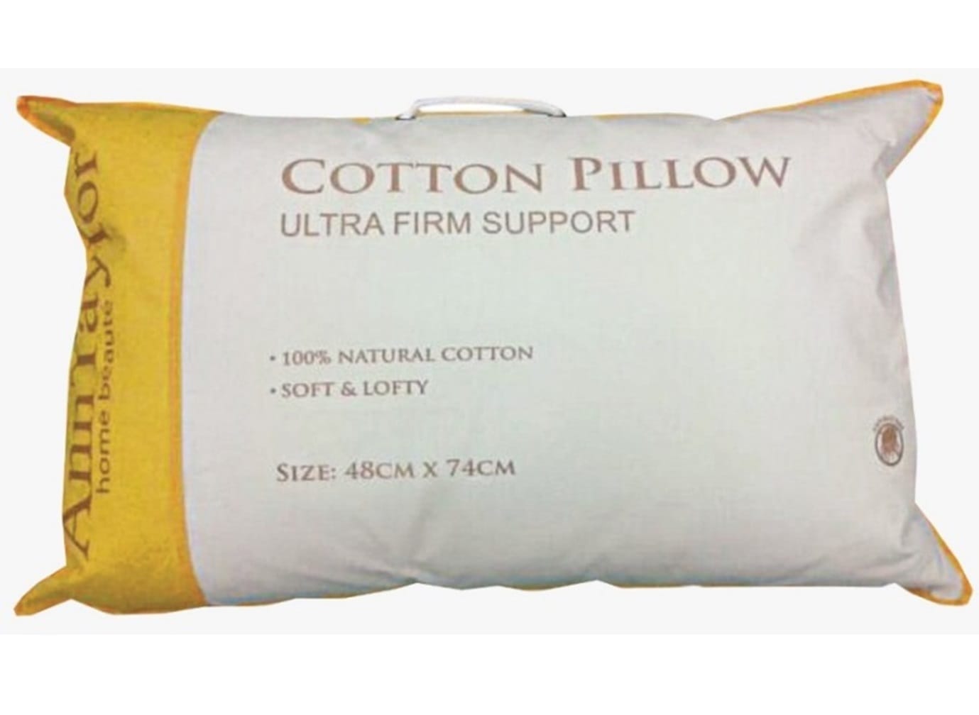 PILLOW  ANN TAYLOR  40X60X13CM AT COTTON PILLOW WHITE