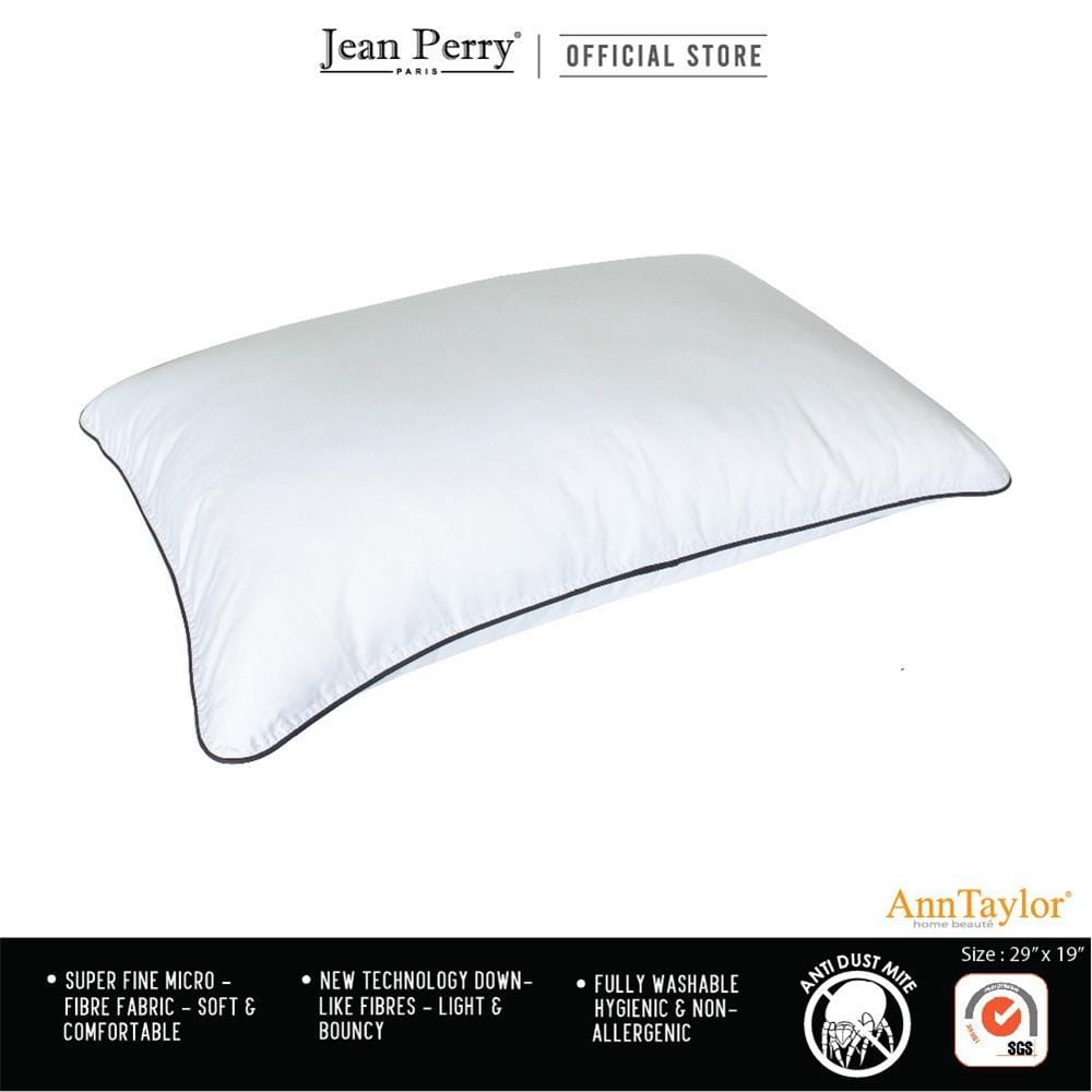 ANN TAYLOR PILLOW DOWN ALTERNATIVE 29X19 WHITE