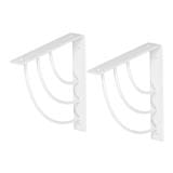 BRACKET STACKO TRIPLE ARC 18X18CM WHITE