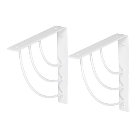 BRACKET STACKO TRIPLE ARC 18X18CM WHITE