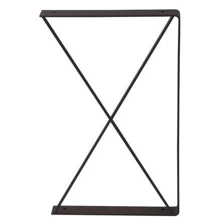 2 TIER BRACKET STACKO CROSS 32.5X20CM BROWN