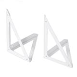 BRACKET STACKO TRIANGLE 19X12.5CM WHITE