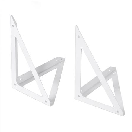 BRACKET STACKO TRIANGLE 19X12.5CM WHITE
