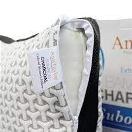 HEALTHY PILLOW  ANN TAYLOR  35X60X14CM AT MEMORY PILLOW BLACK/ WHITE