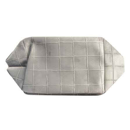 CLOTH BASKET SIMPLE SOFT L GREY