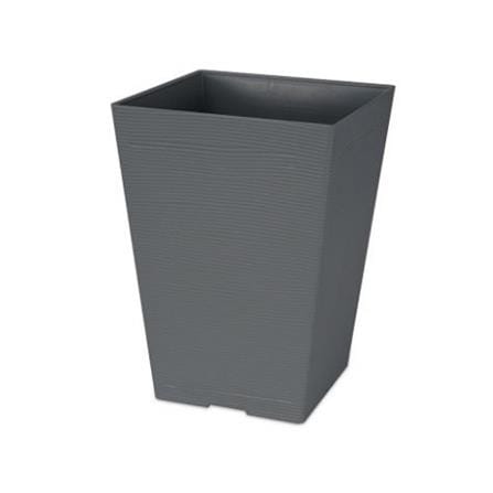 FELTON SQUARE POT FBL 2453 GRY (D25*H35)