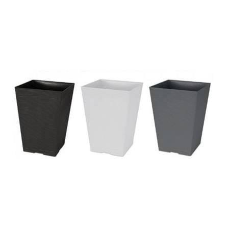 FELTON SQUARE POT FBL 2453 GRY (D25*H35)