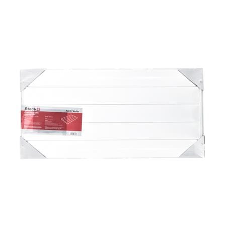 WALL CLOTHES 6 RAIL RACK STACKO FLEXI 80X40X1.7CM WHITE