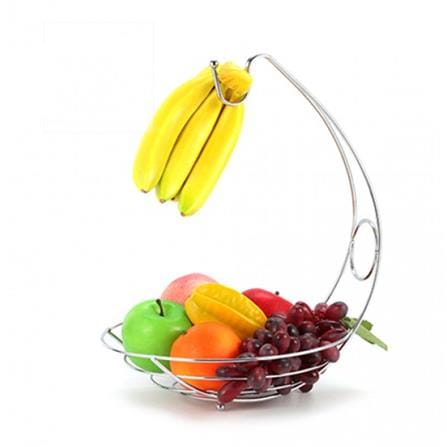 FRUIT BASKET WITH BANANA HOOK 40X26X30CM
