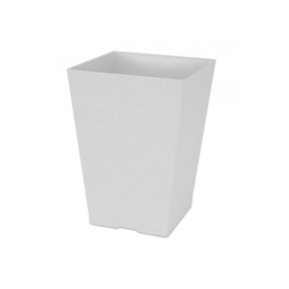 FELTON SQUARE POT FBL 2453 WHT (D25*H35)