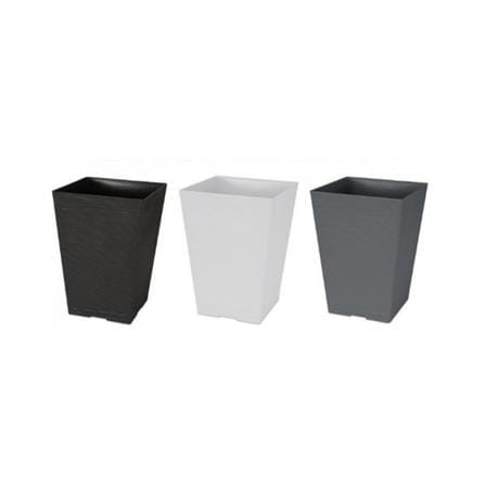 FELTON SQUARE POT FBL 2453 WHT (D25*H35)