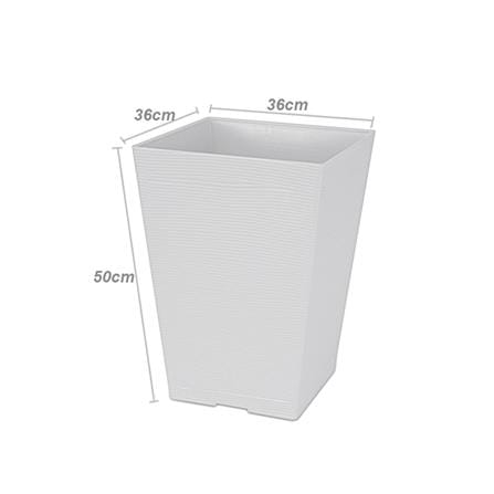 FELTON SQUARE POT FBL 2455 WHT (D36*H50)