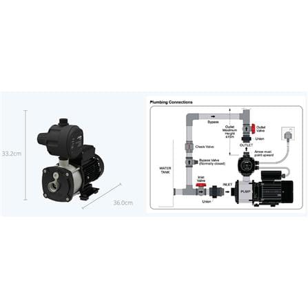 JOVEN BOOSTER PUMP JHP3-40 0.55KW