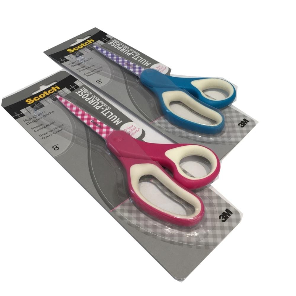 8INCH  3M SCOTCH DESIGNER SCISSORS PINK