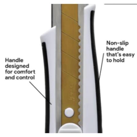 3M SCOTCH 9MM CUTTER SMALL TITANIUM UTILITY KNIFE
