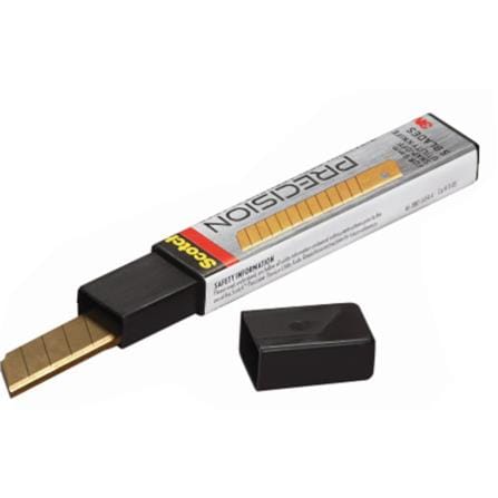 SCOTCH TITANIUM SMALL REFILL BLADES 3M 5CT 9MM