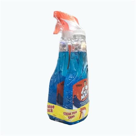MR MUSCLE GLASS CLEANER ACTIVE 500ML VALUE PACK