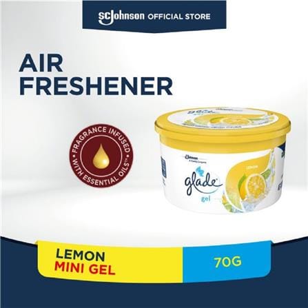GLADE MINI GEL 70G LEMON