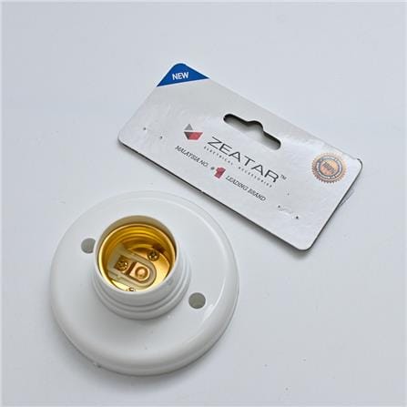 LAMP HOLDER LH-E27 WHITE ZEATAR
