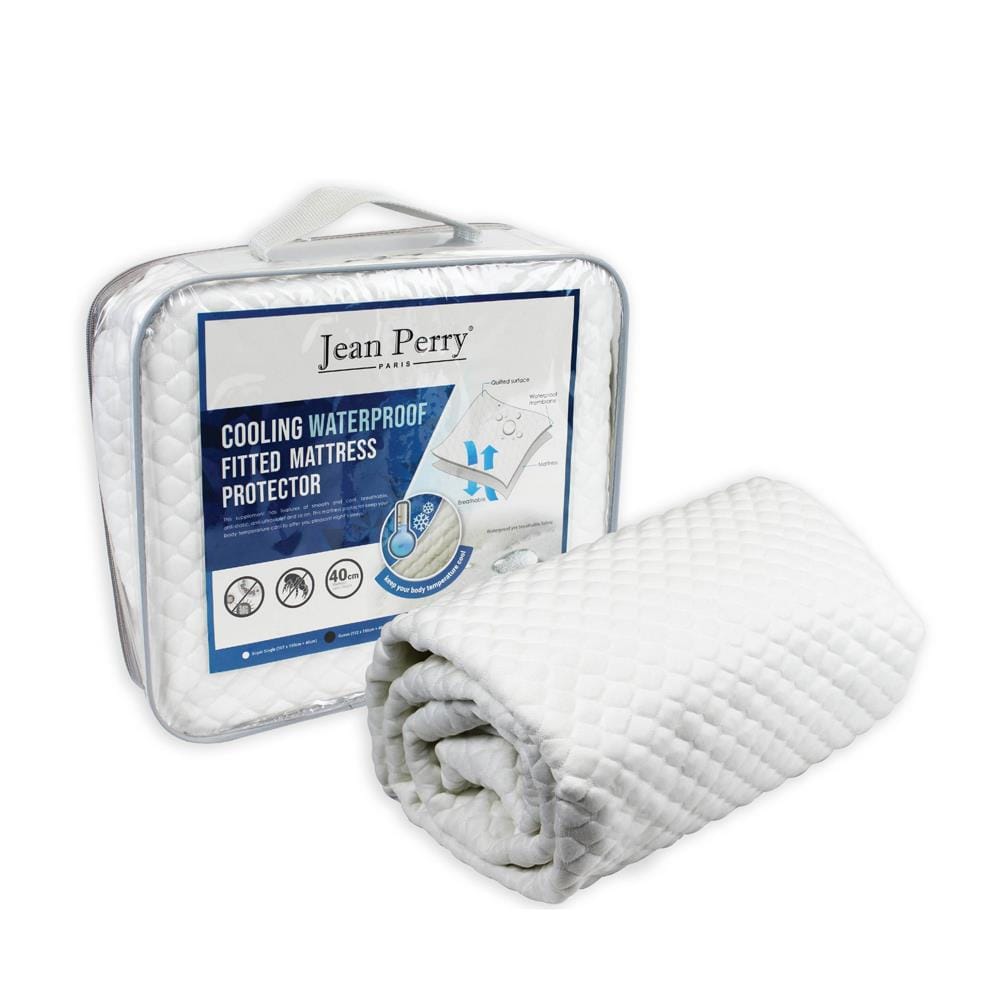 MATTRESS PAD JEAN PERRY  190X183X40CM MTRS PRT JP COOL K WHITE