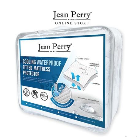MATTRESS PAD JEAN PERRY  190X183X40CM MTRS PRT JP COOL K WHITE