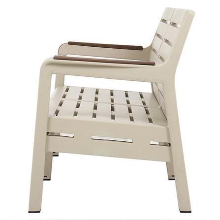 MONTANA BEIGE PP PLASTIC 2 SEAT BENCH