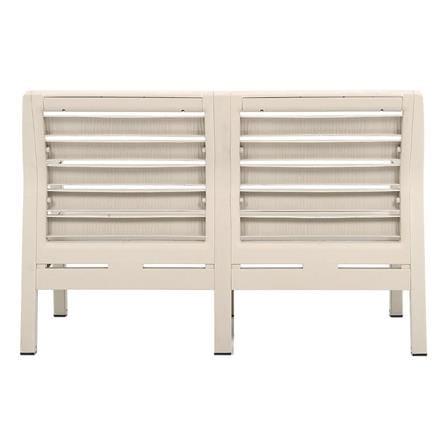 MONTANA BEIGE PP PLASTIC 2 SEAT BENCH