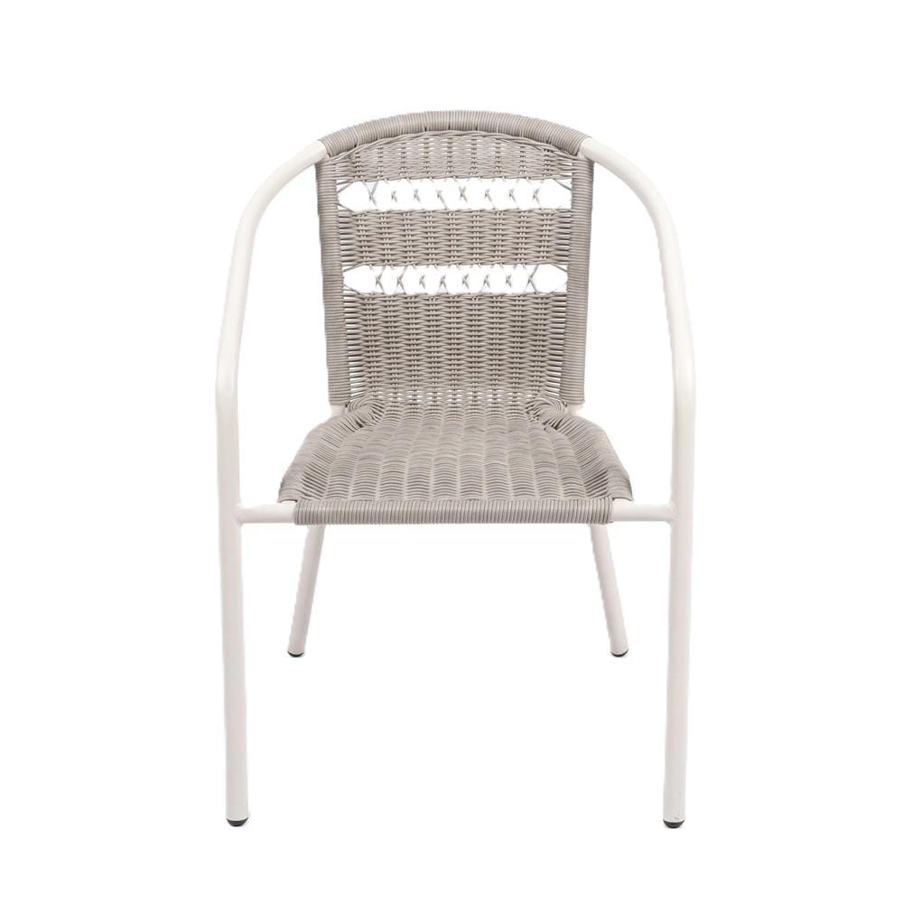 PE RATTAN CHAIR SPRING BDC1661 GREY