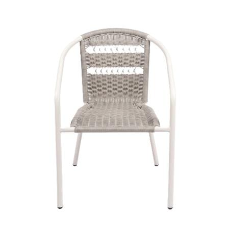 PE RATTAN CHAIR SPRING BDC1661 GREY