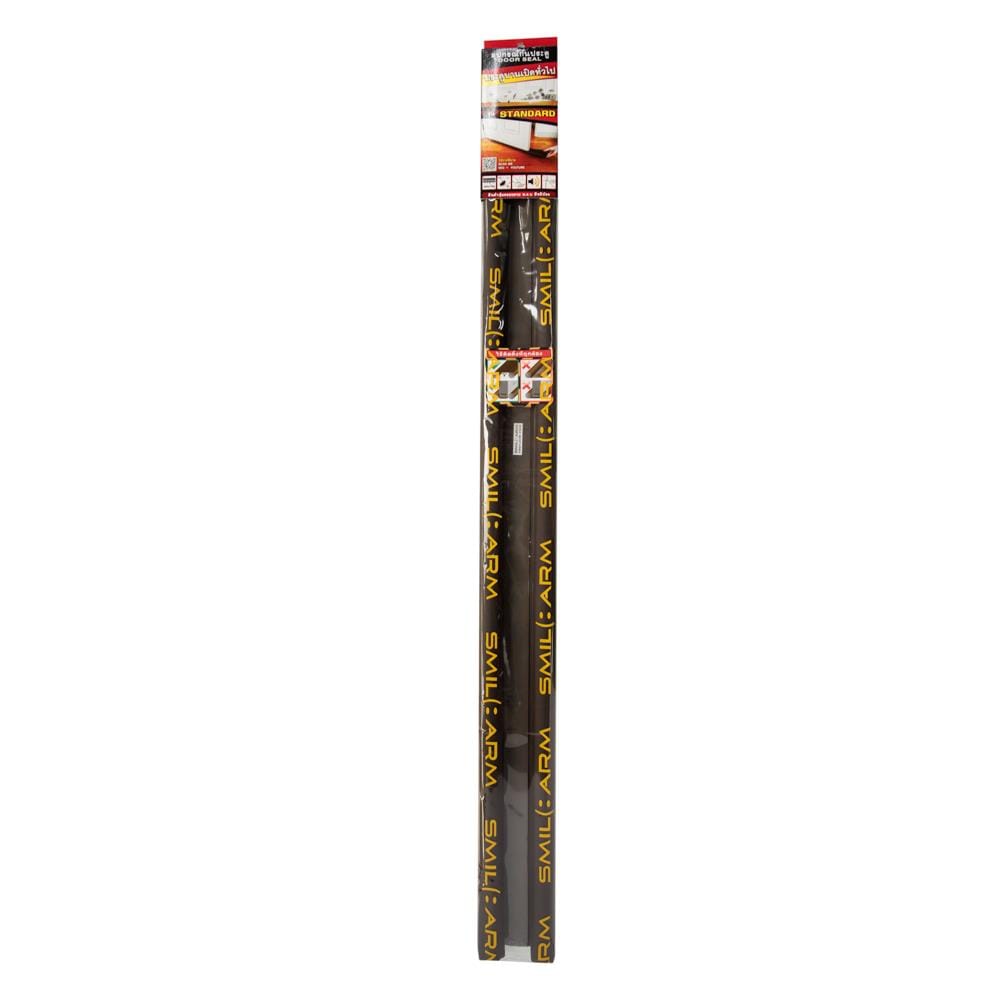 U-SHAPED FOAM DOOR SWEEP SMILE SM-020 100CM BROWN