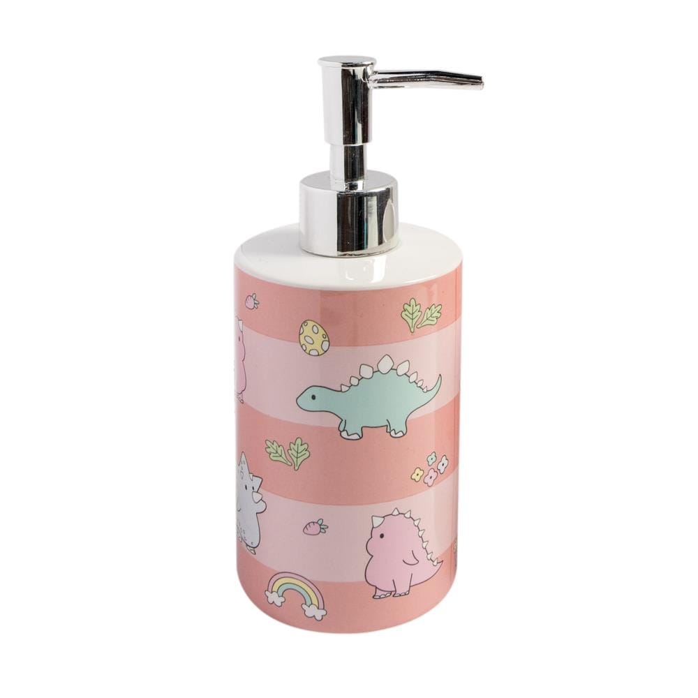 SOAP DISPENSER SET MOYA CE2651AA-2 CERAMIC DINOSAUR