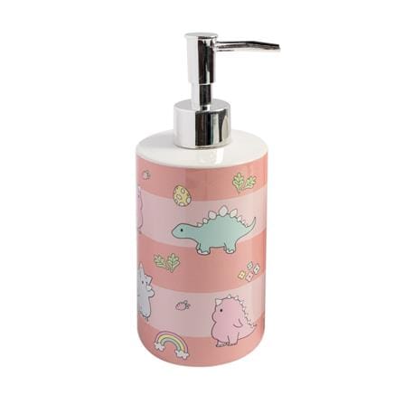 SOAP DISPENSER SET MOYA CE2651AA-2 CERAMIC DINOSAUR