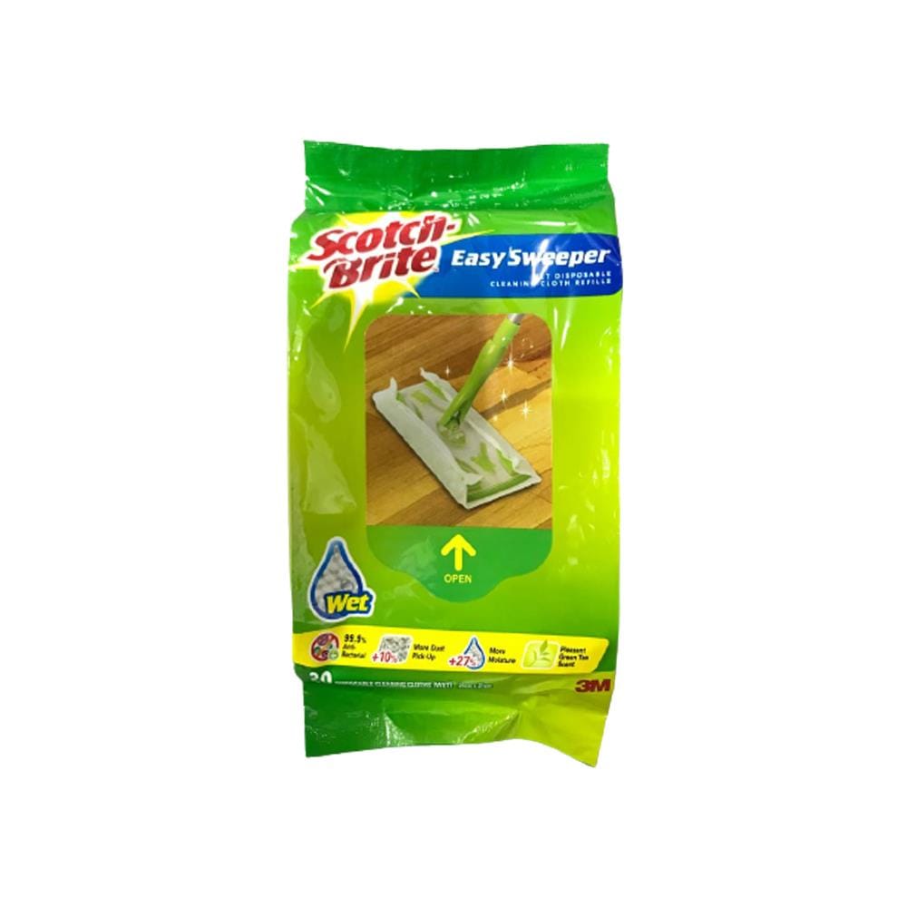 SCOTCH BRITE EASY SWEEPER WET WIPES 20S