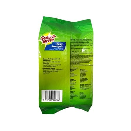 SCOTCH BRITE EASY SWEEPER WET WIPES 20S