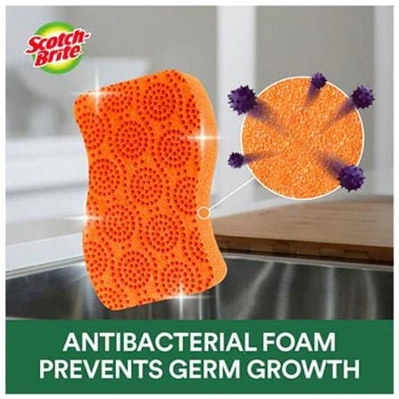 SCOTCH BRITE SCRUB DOTS NON-SCRATCH 2PK