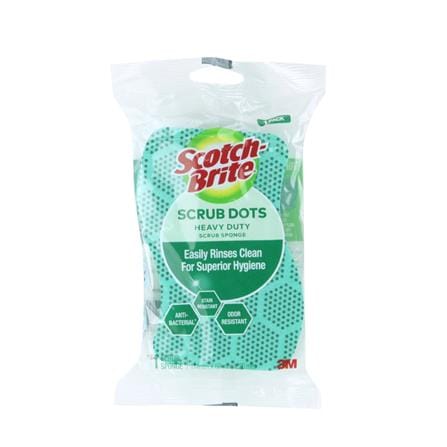SCOTCH BRITE SCRUB DOTS HEAVY DUTY 1PK