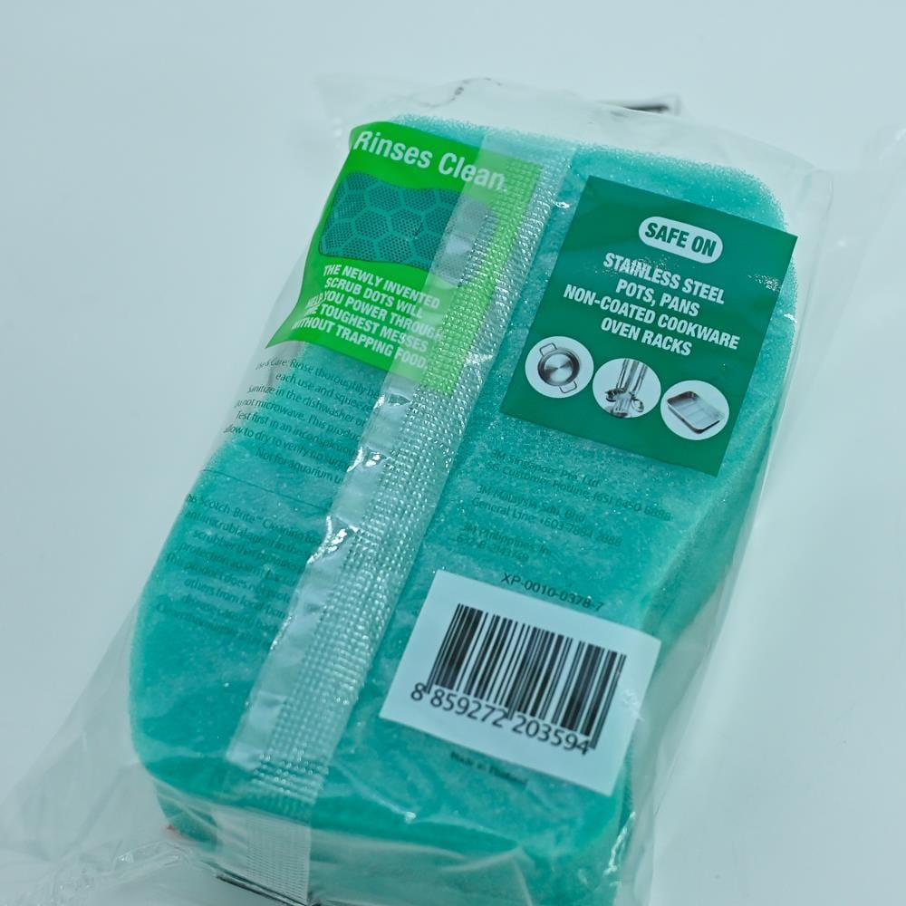 SCOTCH BRITE SCRUB DOTS HEAVY DUTY 2PK
