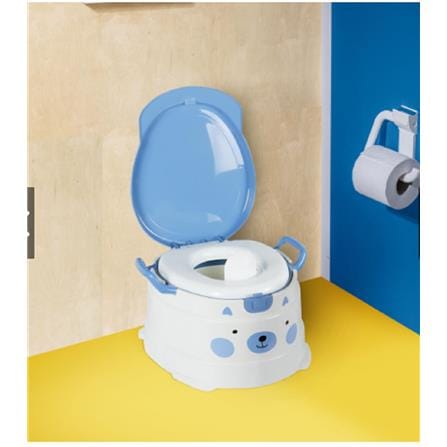 MOYA PORTABLE TOILET CHILDREN POTTY AE-153 W36.5xD40xH22CM CYAN