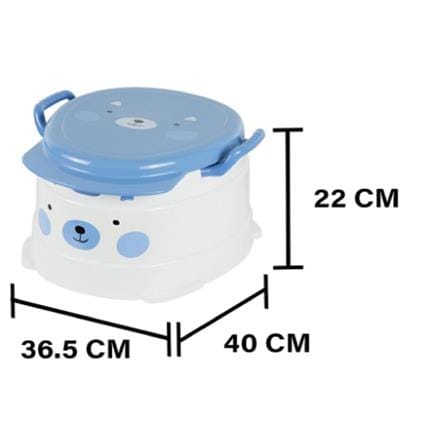 MOYA PORTABLE TOILET CHILDREN POTTY AE-153 W36.5xD40xH22CM CYAN