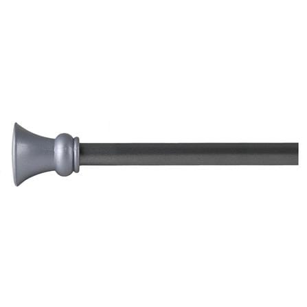 STEEL TENSION ROD HOME LIVING STYLE EGYPTIAN 180-310CM ANTIQUE SILVER