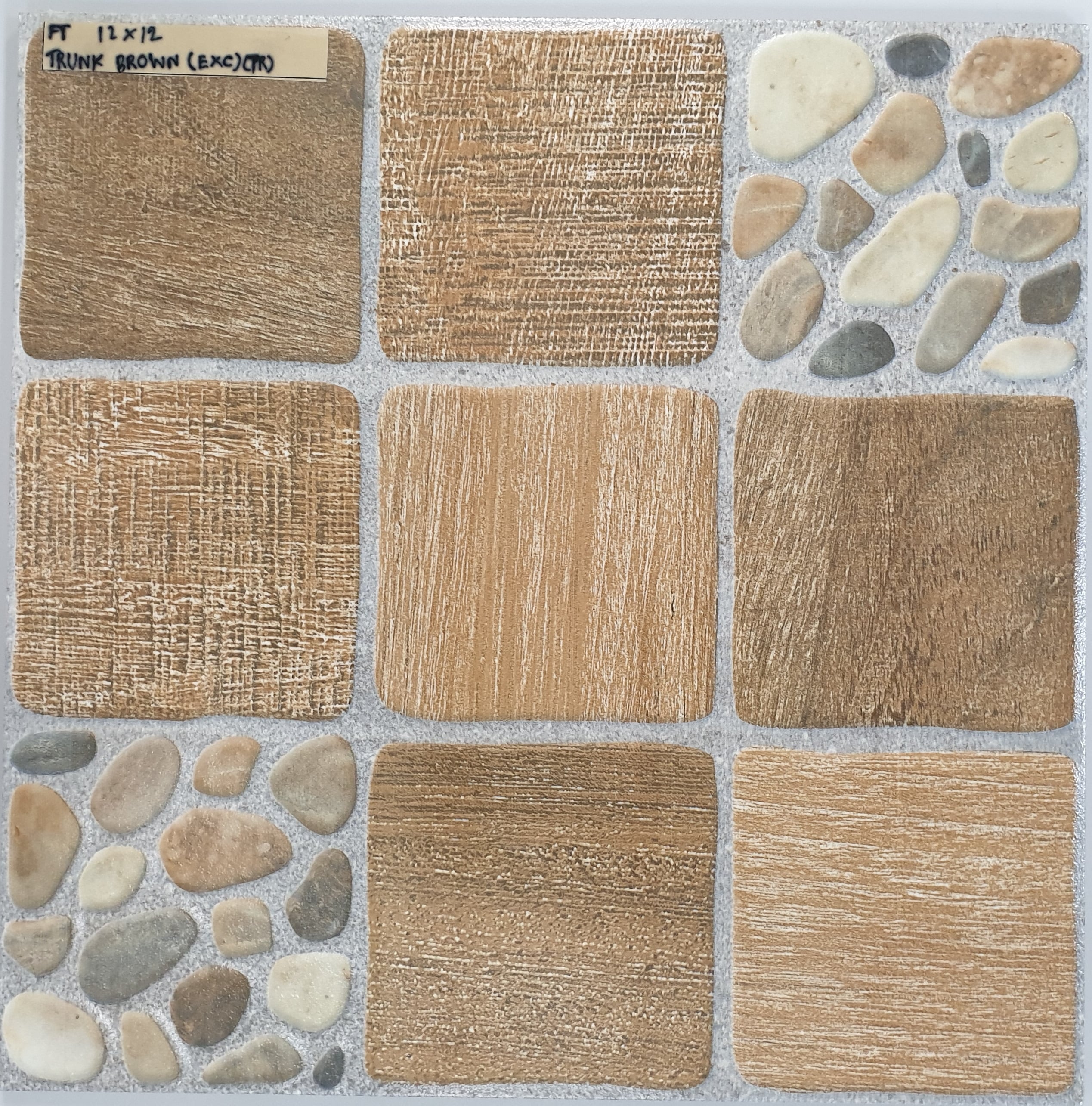 TARA FLOORTILE 30X30CM TRUNK BROWN 0.96M2