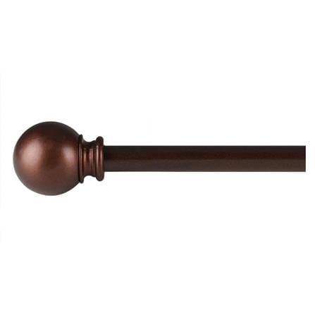 STEEL TENSION ROD HOME LIVING STYLE BALLOON 110-210CM BROWN